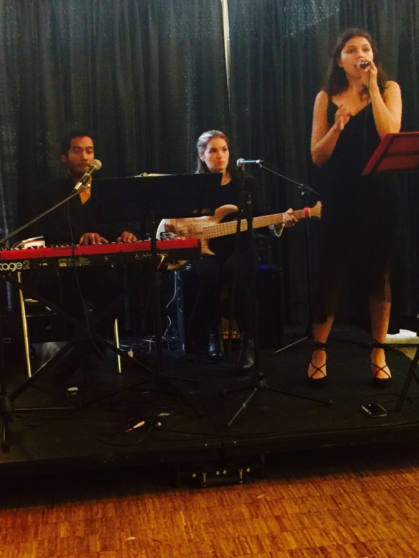 Monica Paez Performing at 120 Diner